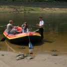 Paddeln auf der Elbe